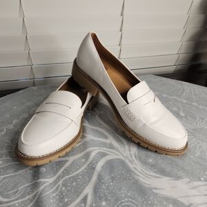 Dolce Vita White Loafers